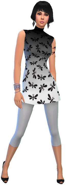 Sims 4 Ccs The Best Dress Above And Below