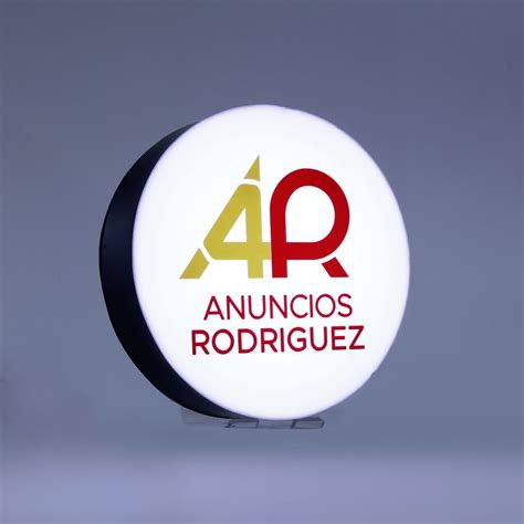 Anuncio Luminoso Circular 30cm Anuncios Rodríguez