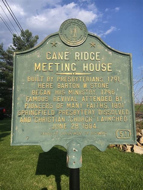 Cane Ridge Meeting House Is Known As The Oldest Church In Kentucky