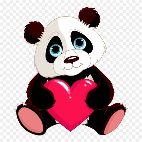 Clip Art Of Cute Panda Go To School K Search Clipart Gambaran