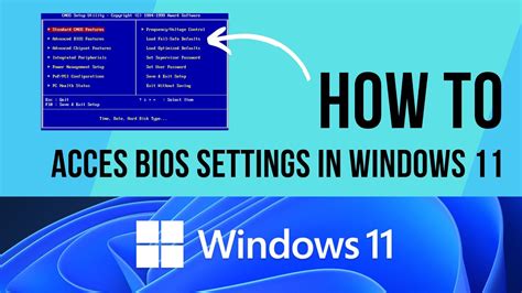 How To Open Bios Settings In Windows 11 Laptop Computer Youtube