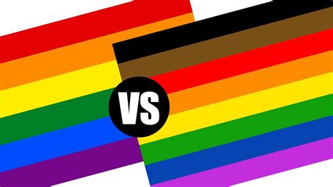 Adding Brown And Black Stripe To Rainbow Flag For Lgbt Pride Youtube