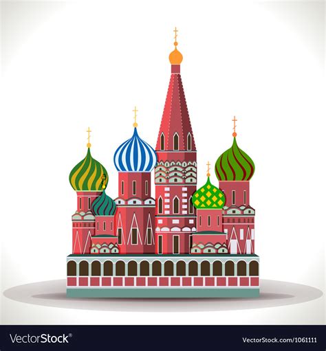 Kremlin Moscow Royalty Free Vector Image VectorStock