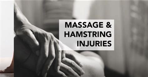 Massage Therapy For Hamstring Injuries Metro Physio