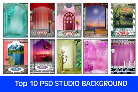 Because i know, you will not be able to download all wallpapers one by one. Top 10 PSD Studio Background on Zip Package