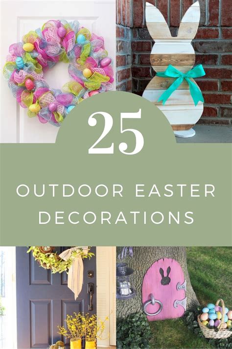 25 Best Diy Outdoor Easter Decorations Ann Inspired