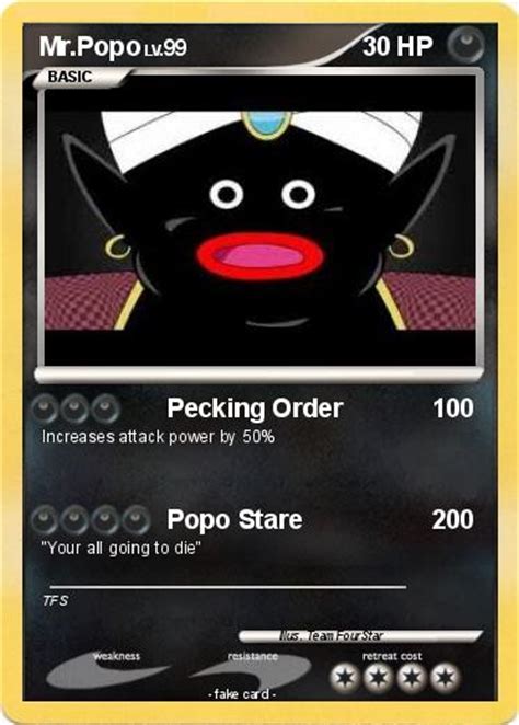 Pokémon Mr Popo 43 43 Pecking Order My Pokemon Card