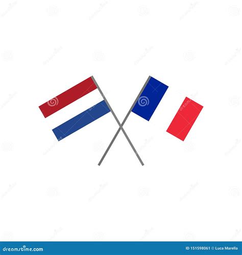 French And Holland Flag