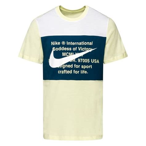 Nike T Shirt Nsw Swoosh Lime Greenwhiteblue Force