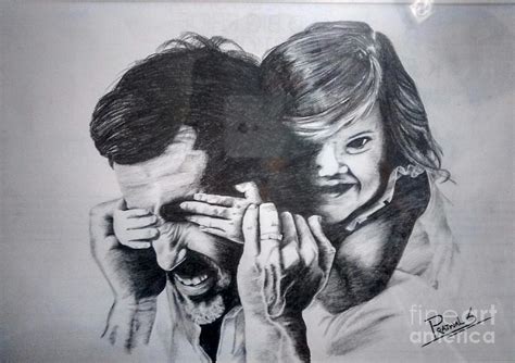 dad daughter relation drawing by prajwal satvidkar fine art america