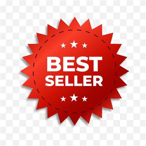 Premium Vector Best Seller Red Ribbon Isolated Business Label