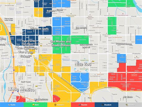Tucson Neighborhoods Map