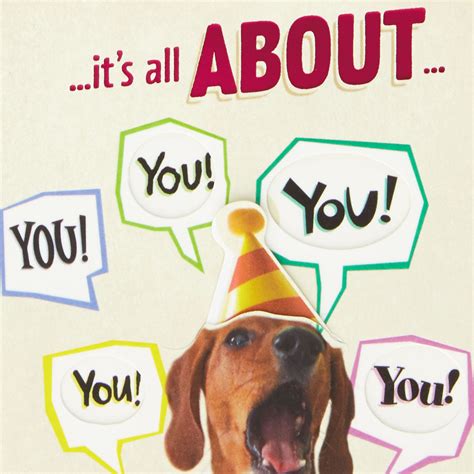 Check spelling or type a new query. All About You Dog Funny Birthday Card for Mom - Greeting ...