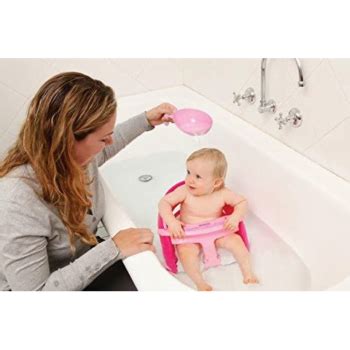 Baby care adjustable infant shower bath bathing bathtub baby net safety seat. Dreambaby Premium Bath Seat | Pink | Olivers BabyCare
