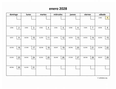 Calendario De México Del 2028 Con Los Días Festivos