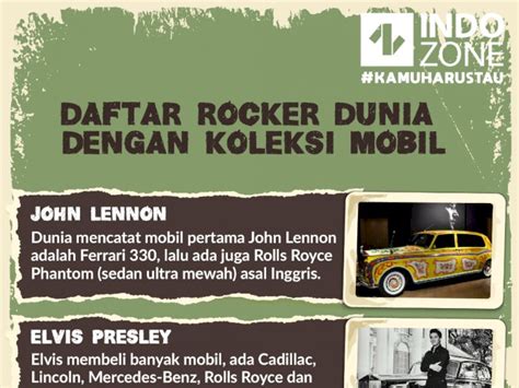 Daftar Rocker Dunia Dengan Koleksi Mobil Indozone Id