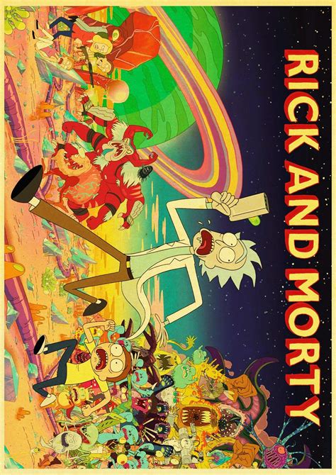 Ball fondlers is a television action show about a team of different people who fight in the army. Rick And Morty Theme 2020 Retro Poster - Rick And Morty ...