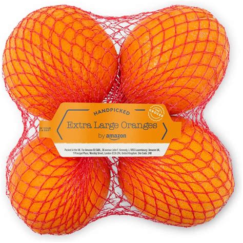 By Amazon Extra Large Oranges Pack Of 4 Uk Grocery