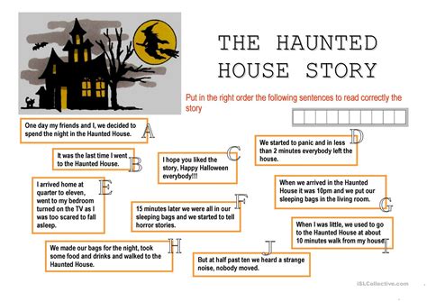 Halloween Haunted House Worksheets