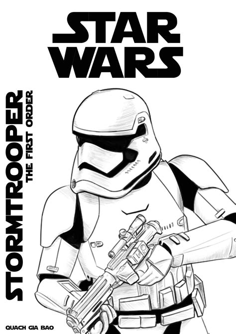 Storm Trooper Coloring Page At Free Printable