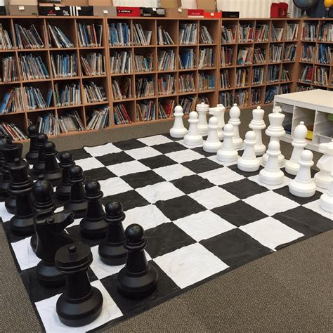 Giant Chess Sets For Libraries And Science Centers