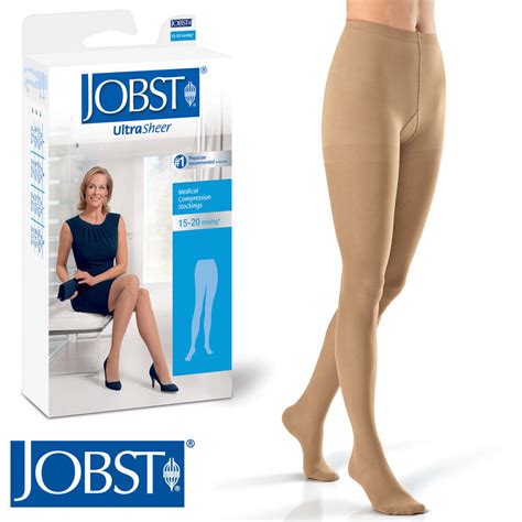 Jobst Womens Compression Mmhg Pantyhose Hosiery Supports Ultrasheer Hose Ebay
