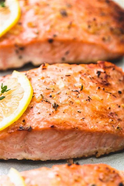 Oven Baked Salmon Recipe Easy Healthy W Lemon And Garlic