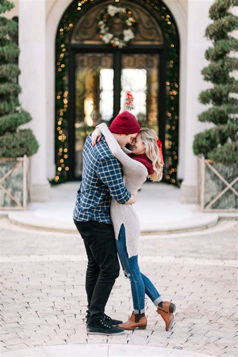 Mistletoe Engagement Shoot It Girl Weddings