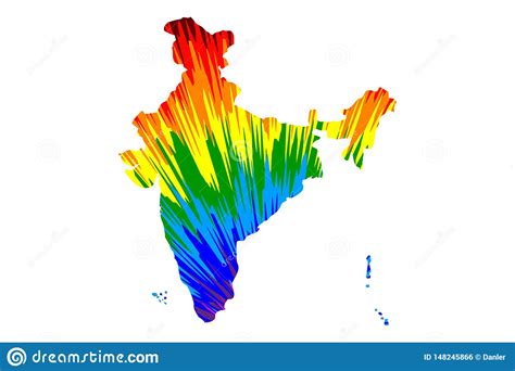 Colorful India Map Vector Illustration Colorful Map India Map Clip Art Images And Photos Finder