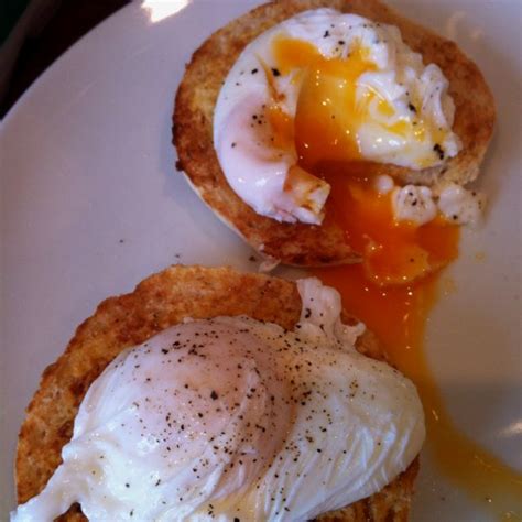 Poached Eggs And English Muffins Poached Eggs Eggs Benedict Food