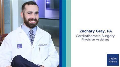 Meet Zachary Gray Cardiothoracic Surgery Physician Assistant Youtube