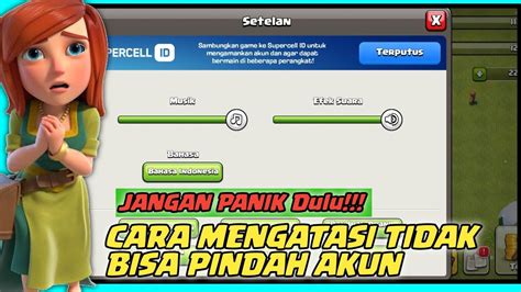 Cara mengatasi login Google play tidak bisa pindah akun ! coc indonesia