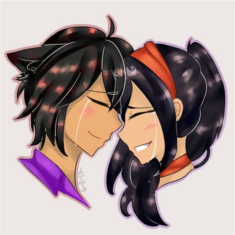 Casey On Twitter Some Aphmau Fanart I Blended Too Much Rip