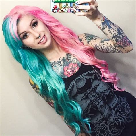 Colorful Hair Extensions Pastel Hair Color And Extensions