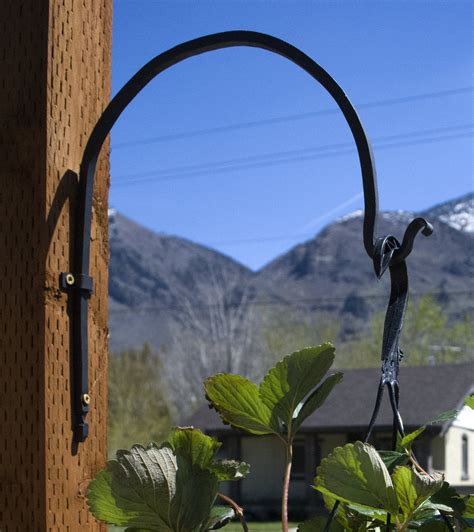 Wrought Iron Plant Hanger Hand Forged Plant Hanger Etsy