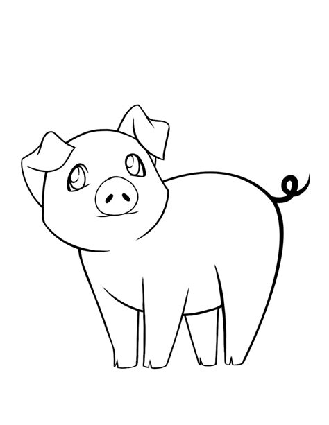 Drawing Pigs Coloring Pages Get Coloring Pages