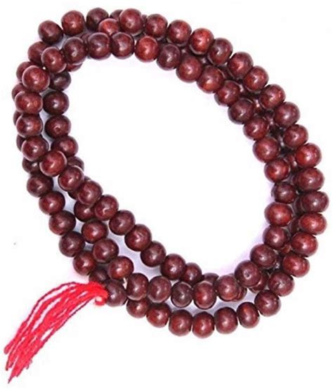 brown round prayer beads mala rosewood at best price in hisar id 23220872433