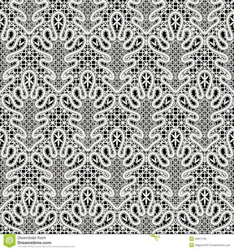 White Lace Pattern Stock Vector Illustration Of Handmade 33811195