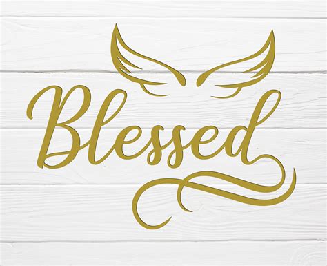 Blessed Quote Svg For Kids Cute T Shirt Design Svg Cut Files Etsy