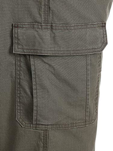 Wrangler Mens Flex Cargo Pants Relaxed Fit Tech Pocket Straight Leg