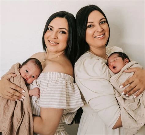 Identical Twin Sisters Give Birth On The Same Day At The Same Hospital