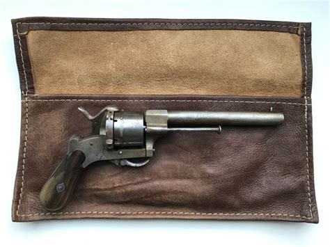 Large 9mm Pinfire Revolver Type Lefaucheux With Matching Catawiki