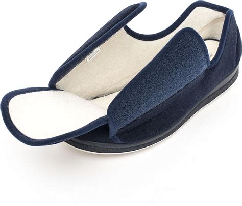 Womans Memory Foam Comfortable Slippers Extra Wide Machine Washable