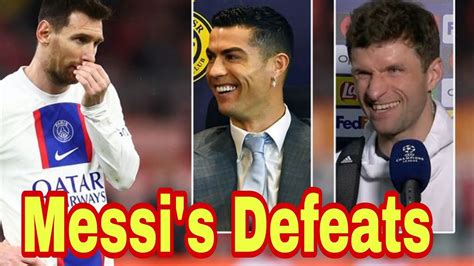 Thomas Muller Mocks Lionel Messi Over Psg Humiliation With Cristiano
