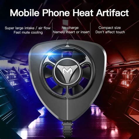 Memo Fl02 Mobile Phone Radiator Cold Wind Cooling Fan Handle For Pugb