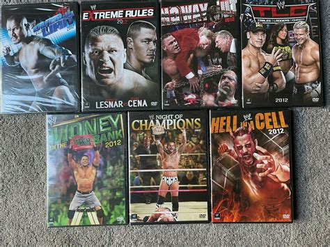 WWE DVD Lot PPV S From All Sealed Brand New EBay