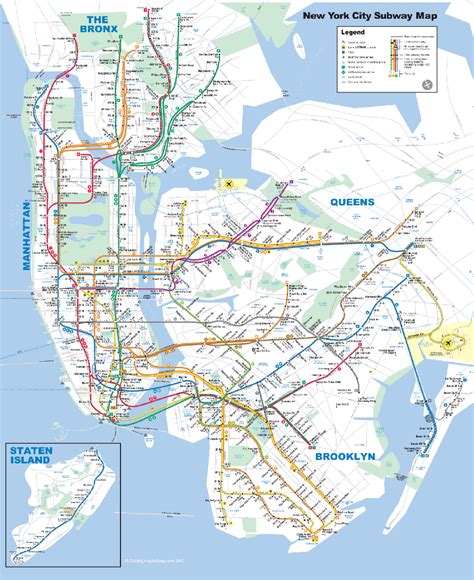New York Mta Subway Map Map