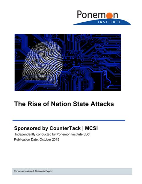 The Rise Of Nation State Attacks Cyentia Cybersecurity Research Library