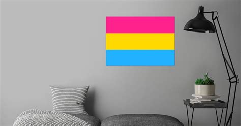 Pansexuality Pride Flag Poster By Janice M Displate