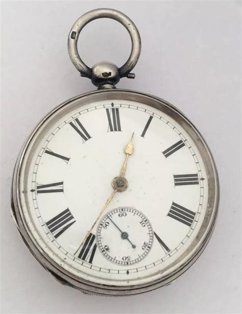 Early American Watch Co Waltham Mass Silver Pocket Watch At 1stdibs